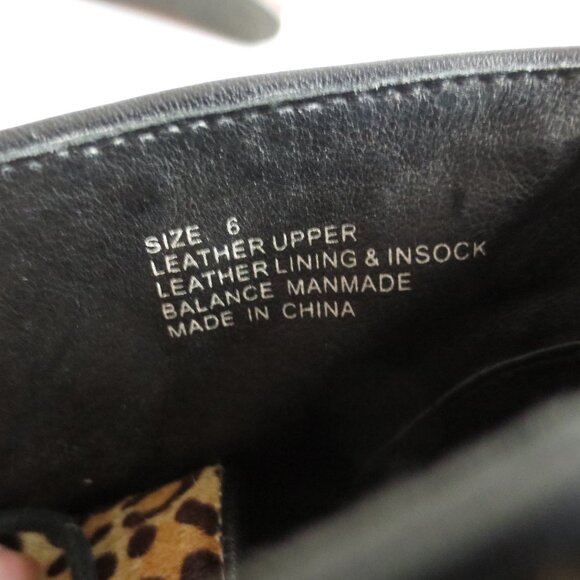 Matiko Sharon Leopard Animal Print Brogue Lace Up Oxford Platform Boots 6 - Picture 8 of 10